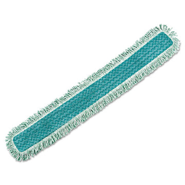 Rubbermaid® Commercial HYGEN™ Hygen Dust Mop Heads With Fringe, Green, 48", Microfiber freeshipping - TVN Wholesale